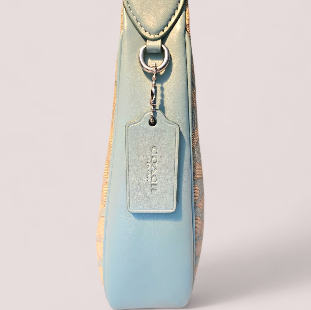 Coach Carmen Shoulder Bag In Signature Jacquard - Picture 6 of 10